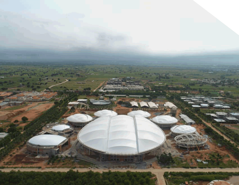 Day View of the Largest meditation center