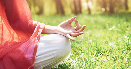 Guided yoga and meditation